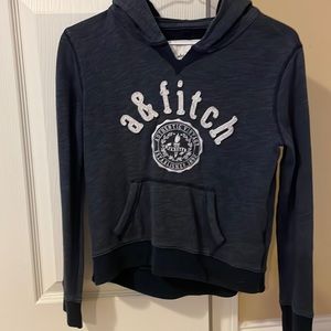 AF navy hooded sweatshirt size L